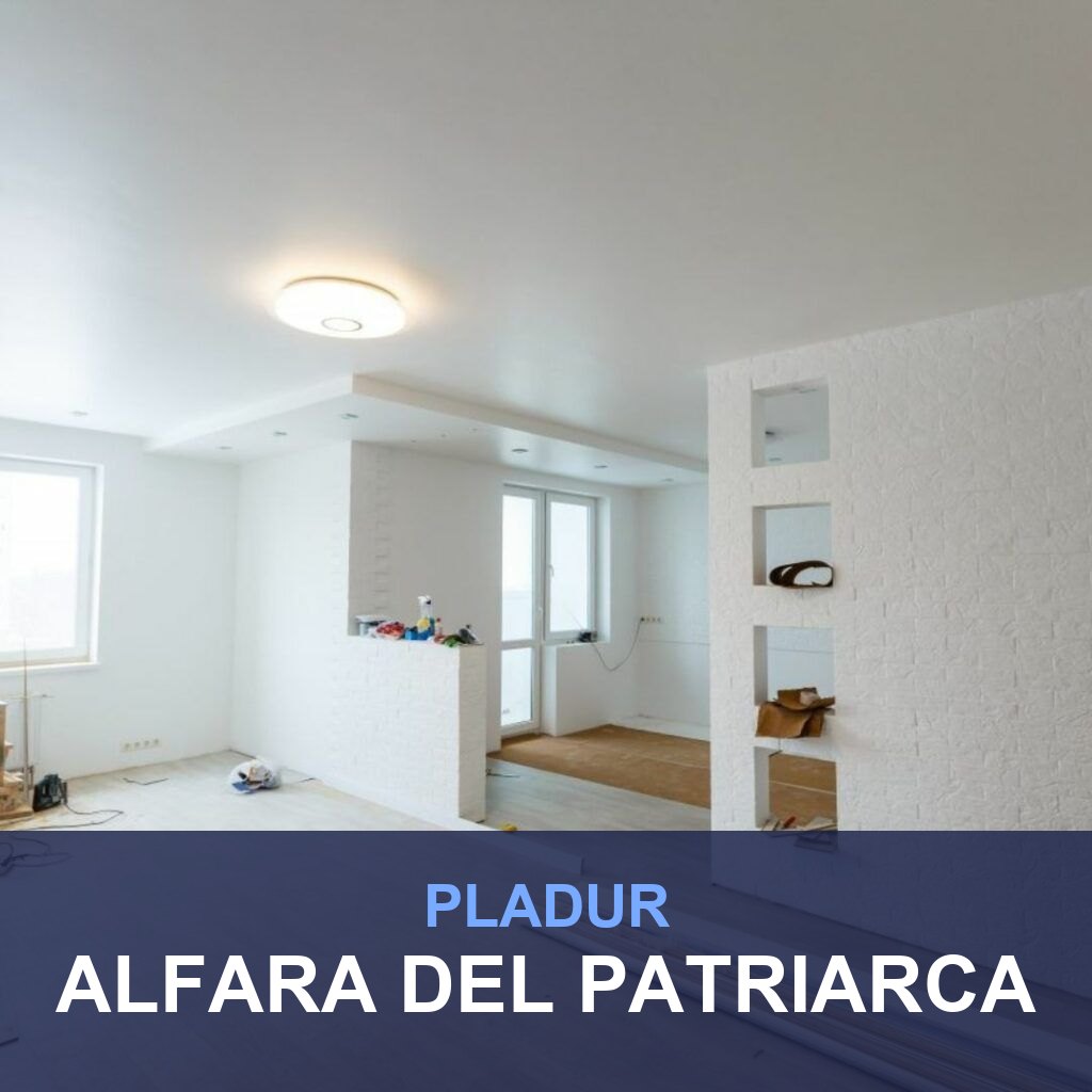 Pladur en Alfara del Patriarca: tabiques, techos y trasdosados