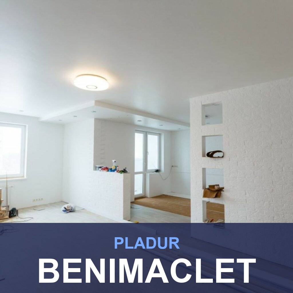 Pladur en Benimaclet: tabiques, techos y trasdosados