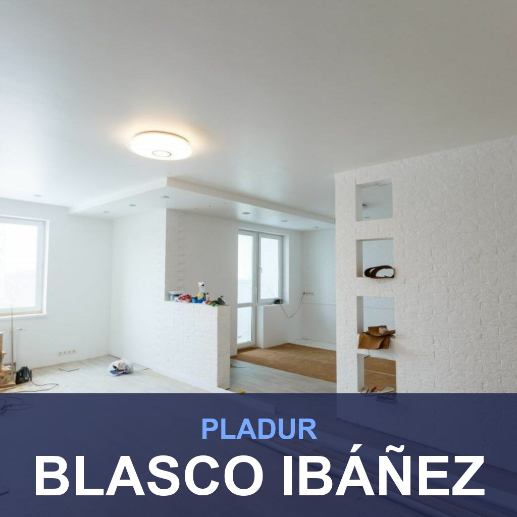 Pladur en Blasco Ibáñez: tabiques, techos y trasdosados