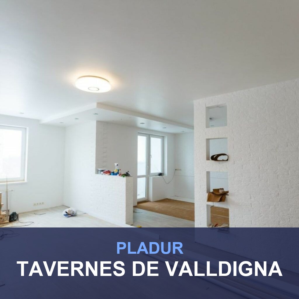 Pladur en Tavernes de Valldigna: tabiques, techos y trasdosados